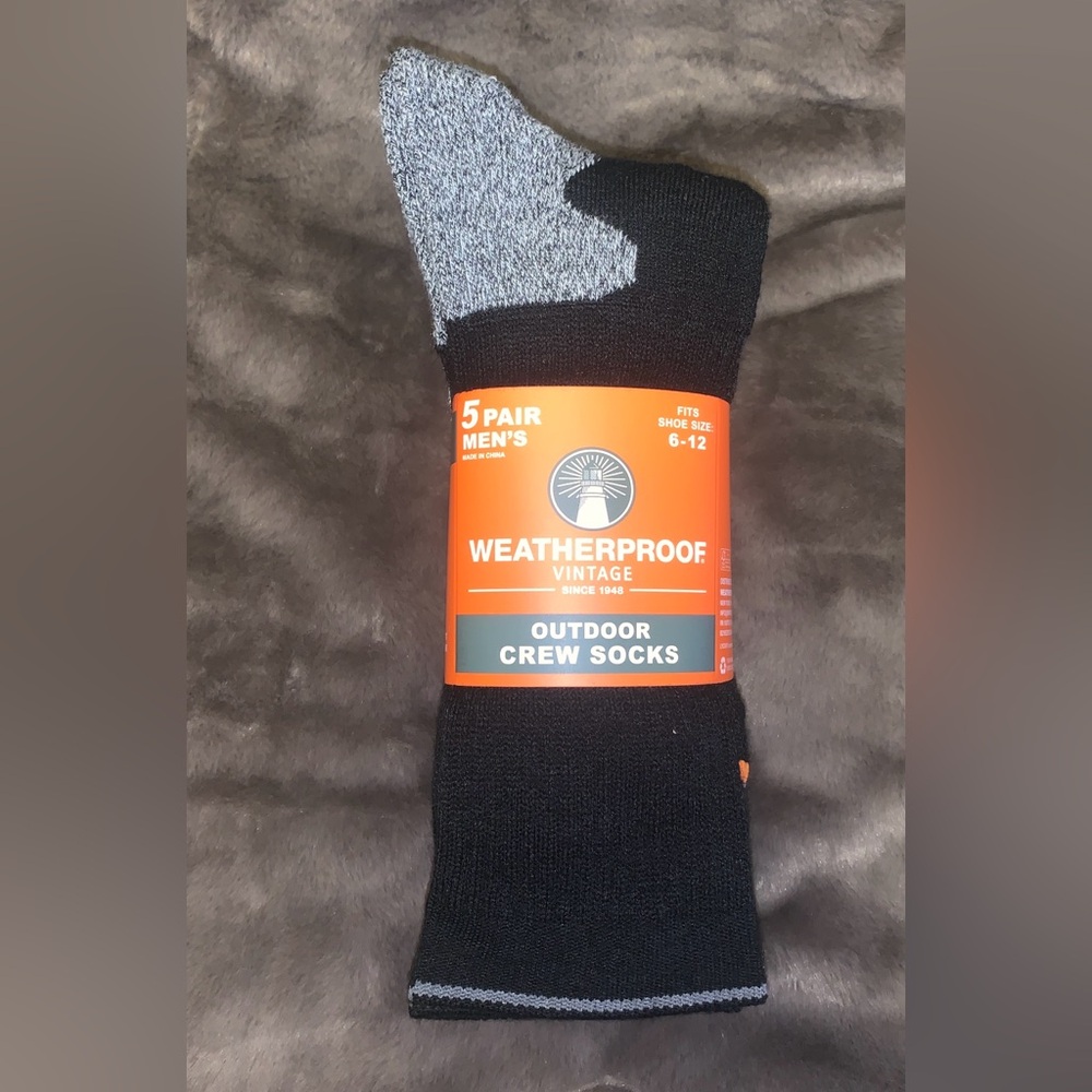 Weatherproof Men’s Outdoor Crew Sock